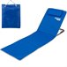 Tapete dobrável com encosto reclinável, almofada e bolso Aktive Azul