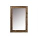 Espelho de parede nature 120X80X5cm Castanho