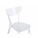Beliani Cadeira de refeição ROXBY Branco