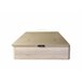 ATENAS Sofá de arrumação dobrável com capa estofada em madeira 3D 135x190 Madeira