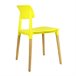 Cadeira de cozinha fixa AGATA em várias cores Amarelo