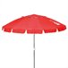 Guarda-chuva de praia corta-vento c/mastro basculante Aktive Vermelho