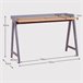 Mesa minimalista de madeira - Pop 123x53 Cinza