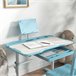 Conjunto de Secretária e Cadeira ZONEKIZ 312-108V80GY 49x80 Azul