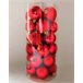 Set de bolas de navidad XMAS  Rojo