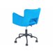 Beliani Cadeira de escritório SANILAC Azul