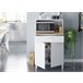 Série de móveis de cozinha CUSINE II. DMF. Branco/Carvalho 