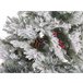 Beliani Árvore de Natal MASALA Branco