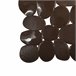 53x53cm tapete de chuveiro 53x33 Chocolate