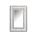 Espelho de parede antique 120X80X5cm Branco/ Madeira
