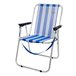 Cadeira dobrável fixa Aktive Cadeira de marinheiro em alumínio Azul