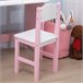 Mesa e Cadeira Infantil HOMCOM 312-089V00PK 90x45 Rosa