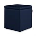 Almofadas Puff Cube Arcon Leatherette Interior HAPPERS Azul Marino