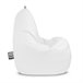 Puff Pear Relax Leatherette Outdoor Black Happers HAPPERS Branco