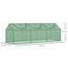 Estufa de Jardim Aço e tela de malha de polietileno de 140 g/m² (PE); Outsunny Verde