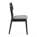 Pack de 2 cadeiras Susi cor preto, madeira maciça Preto