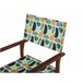 Beliani Cobertura para cadeira de jardim CINE 52x45 Azul/ Verde