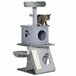 Árvore para Gato PawHut D30-570V00GY Cinza