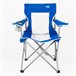 Cadeira de camping dobrável com porta-copos e encosto respirável Aktive Azul