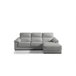 Chaise Longue  em Pele WILLY Cinza