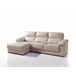 Chaise Longue  em Pele WILLY Bege