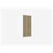 LANDRU painel de madeira cor de carvalho 50x120 cm Madeira
