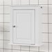 Armário de casa de banho de parede com porta FRG203-DG SoBuy 10 Branco