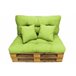  Acomoda Textil - Almofadas de sofá Paletes. 120x50 Verde