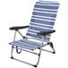 Cadeira de praia baixa dobrável 5 posições Aktive 46,5x50x85 cm Azul