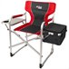 Cadeira de camping diretor com mesa e bolsa térmica Aktive Preto/ Vermelho