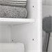 Armário alto de banho com 1 cesto e 1 gaveta BZR109-W SoBuy Branco