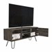 Móveis de TV Z115 com capacidade de TV de 50 polegadas Castanho