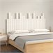 Cabeceira de cama de parede em madeira maciça 146 Branco