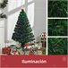 Árvore de Natal HOMCOM 02-0349 Verde