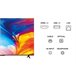 TCL 65P635 - 65 UHD 4K, SmartTV GoogleTV Cinza Escuro