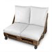 Almofada Multi-usos Chão ou Encosto ou Assento para Palets Exteri 60x80 Branco