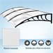 Outdoor Awning Outsunny B70-048 295x90 Transparente