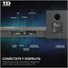 Barra de som Bluetooth 5.0 de 120W - TD Systems SB120G11W Preto