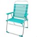 Cadeira dobrável fixa em alumínio Aktive Beach - mediterraneo Azul
