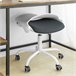 Cadeira de escritório dobrável ergonómica FST87-W SoBuy Branco