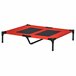 Cama Elevada para Cães PawHut D1-0238 Vermelho