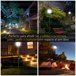 Candeeiro Solar de Jardim ABS Outsunny, casa - iluminação Preto