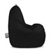 Puff Pear Relax Leatherette Outdoor Black Happers HAPPERS Preto