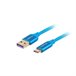 Cabo USB A para USB C CA-USBO-21CU-0005-BL Azul