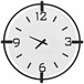 HOMCOM 830-638V00WT Relógio de parede Multicor