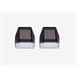 Conjunto 2 candeeiros solares de parede GRUNDIG 7,3X3,9X6,7 cm Preto