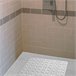 Carpete retangular do banheiro 74x36 Branco
