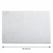 Carpete de banheiro MSV "Chenille" 60x40 Branco