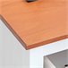Mesa de cabeceira Provenza em madeira maciça com gaveta Branco