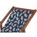 Beliani Cobertura para cadeira de jardim ANZIO/AVELLINO Azul Marino